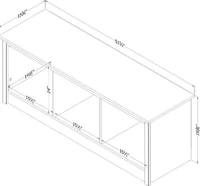 Toza Nordik Oak Storage Bench