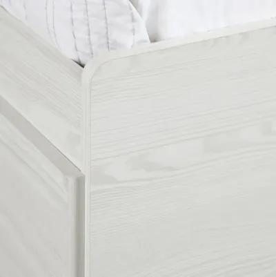 Hazen White Pine Twin Storage Bed