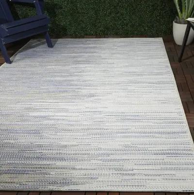 Cabot 5 x 7 Blue Contemporary Outdoor Rug