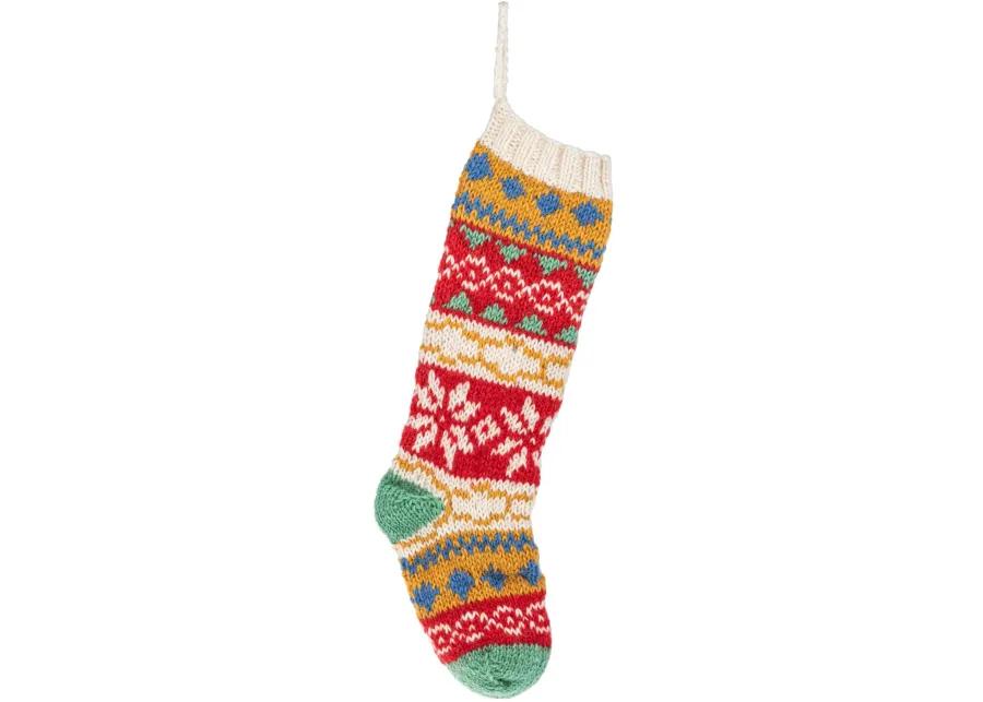 Knitted Happy Assorted Multicolor Stockings