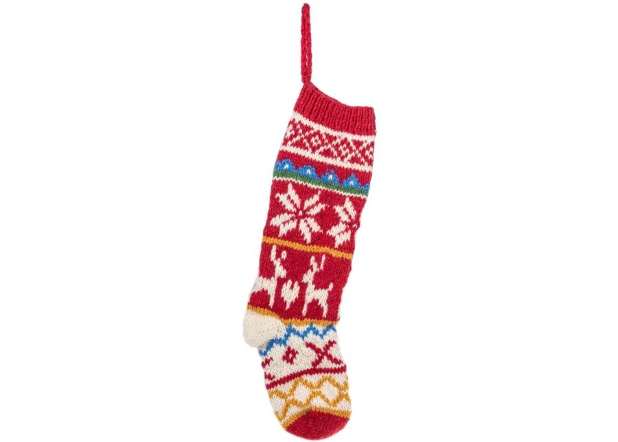 Knitted Happy Assorted Multicolor Stockings