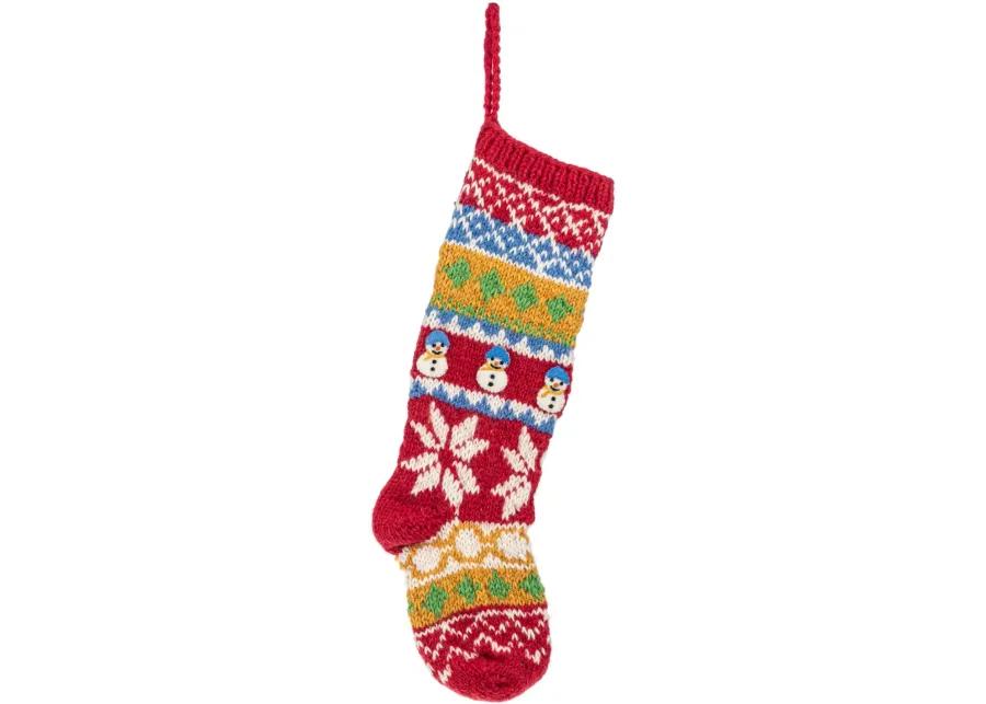 Knitted Happy Assorted Multicolor Stockings