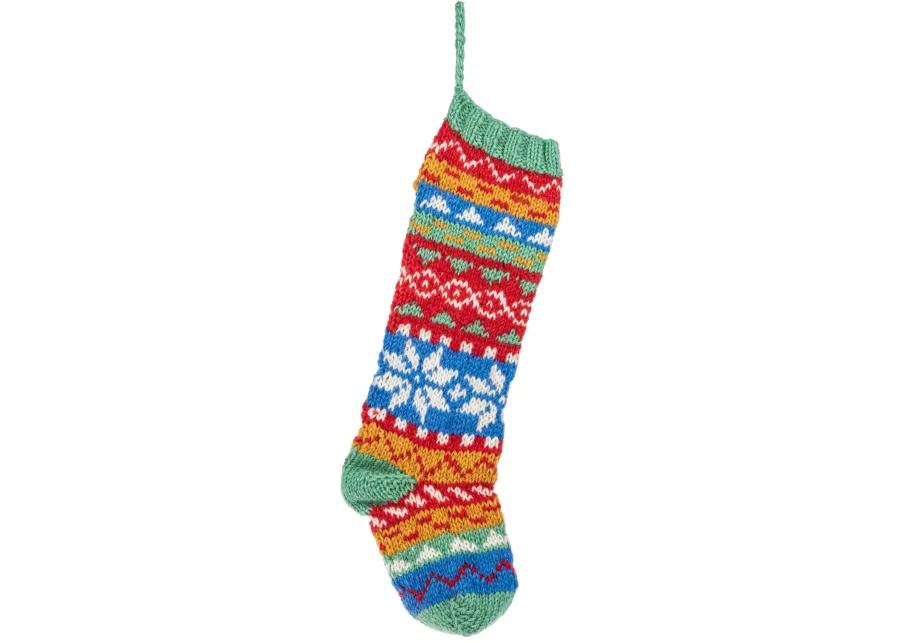 Knitted Happy Assorted Multicolor Stockings