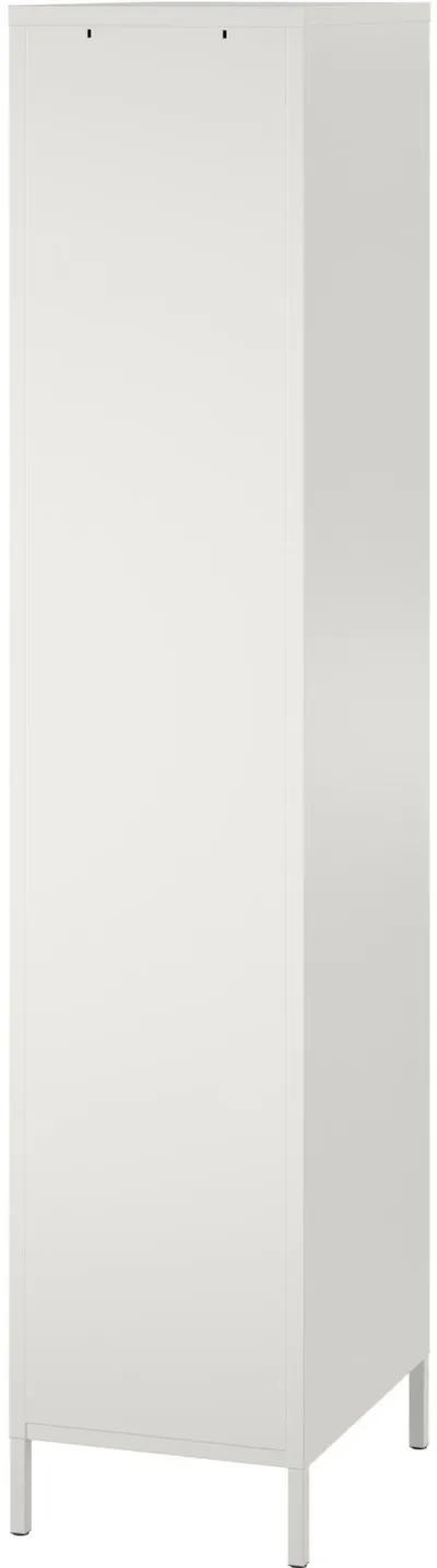 Mission White 2-Door Locker Storage Cabinet