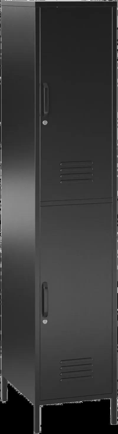 Mission Black 2-Door Locker Storage Cabinet