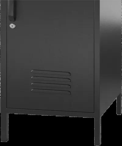 Mission Black 2-Door Locker Storage Cabinet