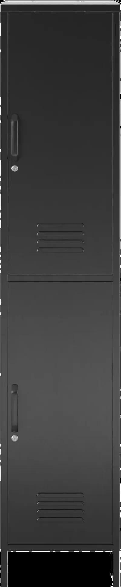 Mission Black 2-Door Locker Storage Cabinet