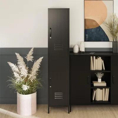 Mission Black 2-Door Locker Storage Cabinet