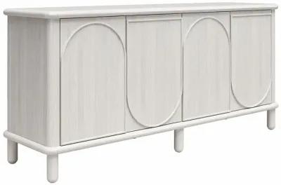 Selena Rustic White Credenza