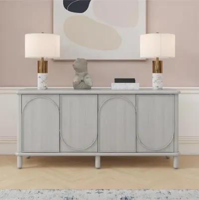 Selena Rustic White Credenza