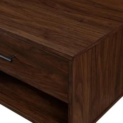 Croft Dark Walnut Storage Coffee Table