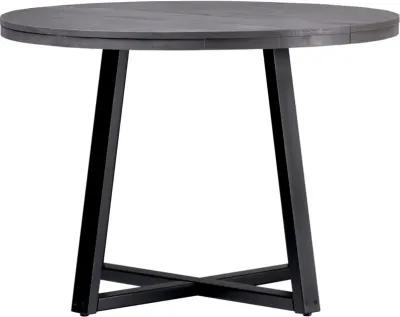 Durango 42" Distressed Gray Round Dining Table