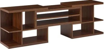 Morocco Dark Walnut Adjustable TV Stand