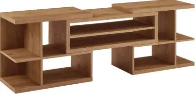 Morocco English Oak Adjustable TV Stand