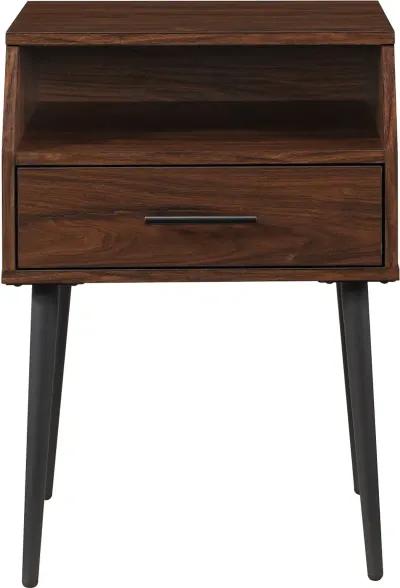 Nora Dark Walnut Side Table