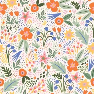 Rifle Paper Co Marion Multi Color Floral King Bed