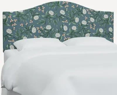 Rifle Paper Co Mayfair Emerald Peonies Twin Headboard