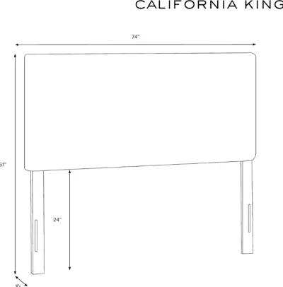 Rifle Paper Co Elly Aviary Cream & Black Cal-King Headboard