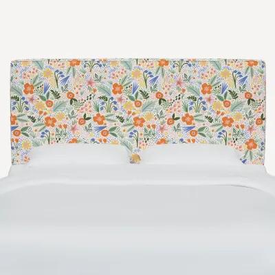 Rifle Paper Co Elly Multicolor Floral Twin Headboard