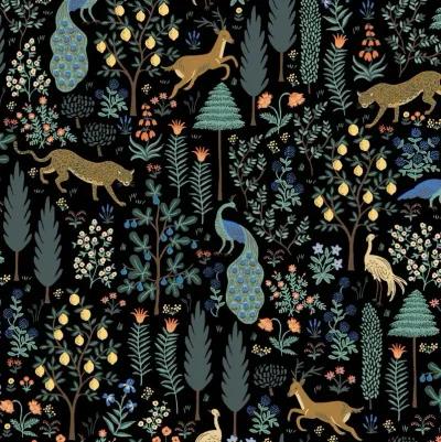 Rifle Paper Co. Edes Menagerie Black Screen