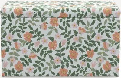 Rifle Paper Co. Willie Primrose Blush & Cream Storage Bench