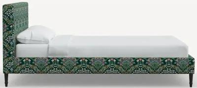 Rifle Paper Co Elly Bramble Emerald Twin Platform Bed