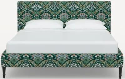 Rifle Paper Co Elly Bramble Emerald Twin Platform Bed