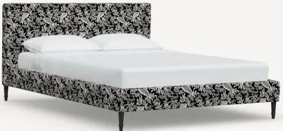 Rifle Paper Co Elly Canopy Black & Cream King Platform Bed