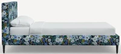 Rifle Paper Co Elly Garden Party Blue Full Platform Bed