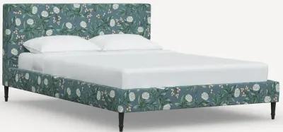 Rifle Paper Co Elly Emerald Peonies Full Platform Bed