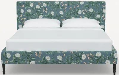 Rifle Paper Co Elly Emerald Peonies Full Platform Bed