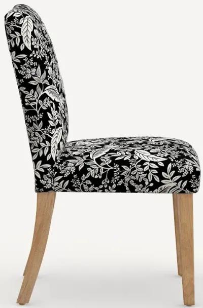 Rifle Paper Co. Lorraine Canopy Black & Cream Dining Chair