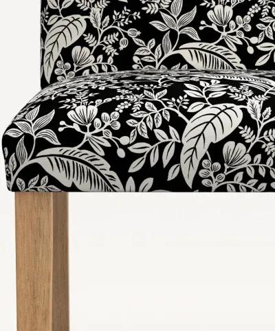 Rifle Paper Co. Lorraine Canopy Black & Cream Dining Chair