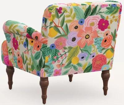 Rifle Paper Co. Bristol Pink Garden Party Accent Chair