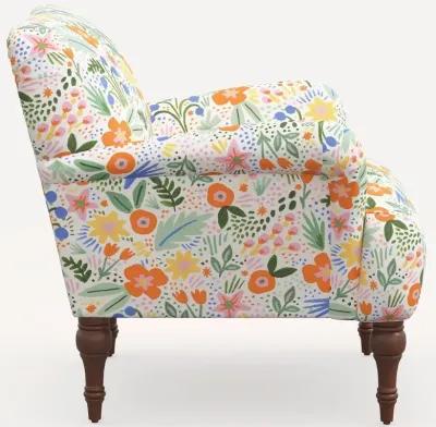 Rifle Paper Co. Bristol Multi Color Floral Accent Chair