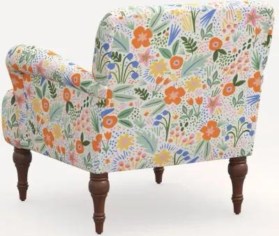 Rifle Paper Co. Bristol Multi Color Floral Accent Chair