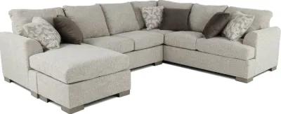 Villanova Oatmeal Taupe 2 Piece Sectional