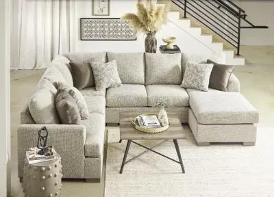 Villanova Oatmeal Taupe 2 Piece Sectional