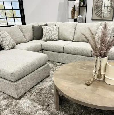 Villanova Oatmeal Taupe 2 Piece Sectional