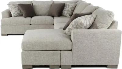 Villanova Oatmeal Taupe 2 Piece Sectional