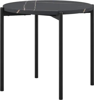 Arlo Black Marble Coffee & End Table 2-Piece Set