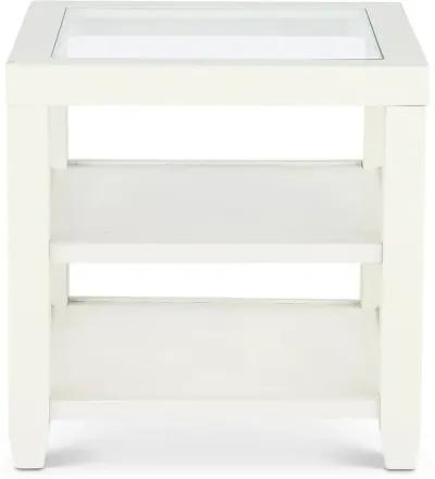 Cordero White End Table