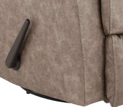 Zena Bolero Taupe Swivel Glider Recliner