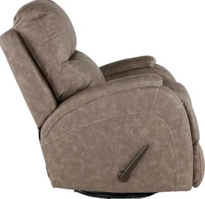 Zena Bolero Taupe Swivel Glider Recliner