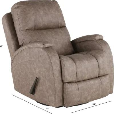 Zena Bolero Taupe Swivel Glider Recliner