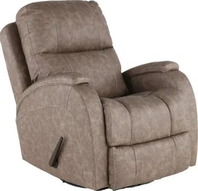 Zena Bolero Taupe Swivel Glider Recliner