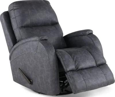 Zena Bolero Graphite Swivel Glider Recliner