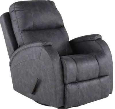 Zena Bolero Graphite Swivel Glider Recliner