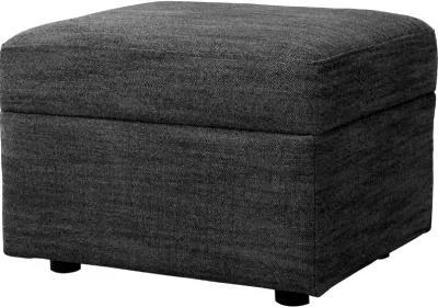 Soho Dark Gray Ottoman