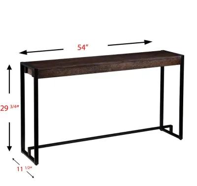 Holly & Martin Macen Brown Console Table